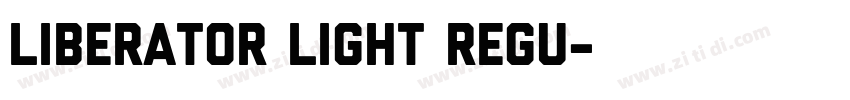 Liberator Light Regu字体转换